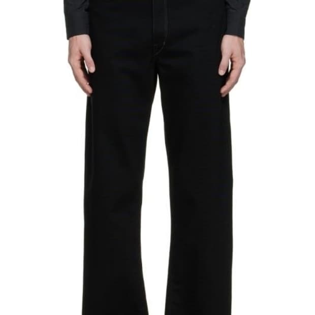 르메르 심리스 진 블랙 48