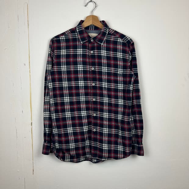 Gembony 레드톤 체크 셔츠 M