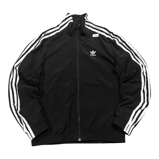 ✨ (바배) 아디다스 우븐 락업 블랙 트랙탑 져지