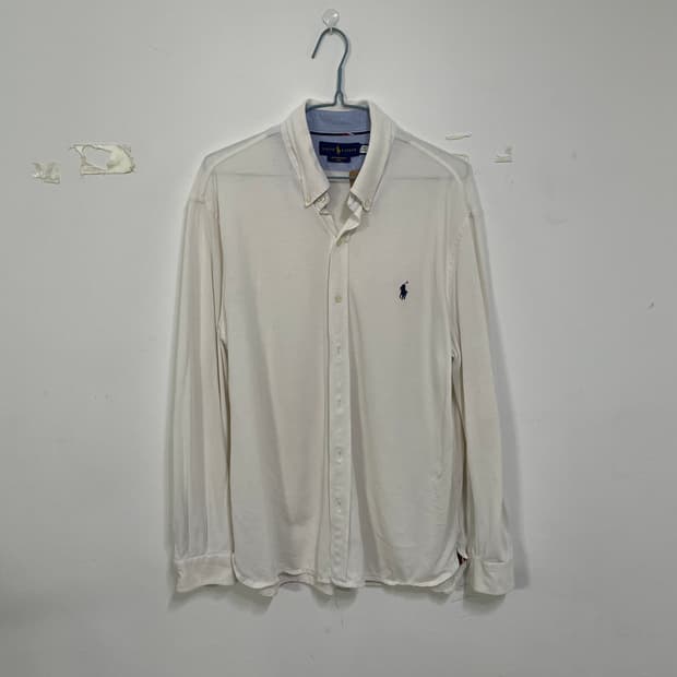 폴로랄프로렌 화이트 셔츠