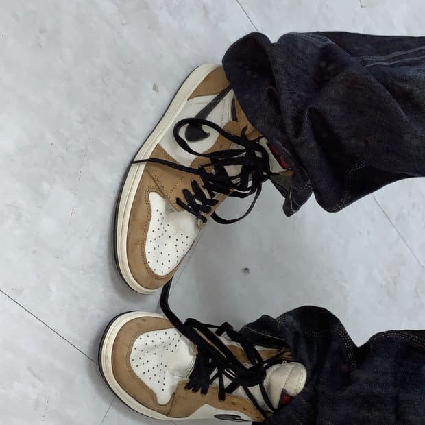 나이키 에어 조던 모카브라운 스웨이드재질