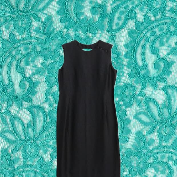 일본 빈티지 블랙 원피스