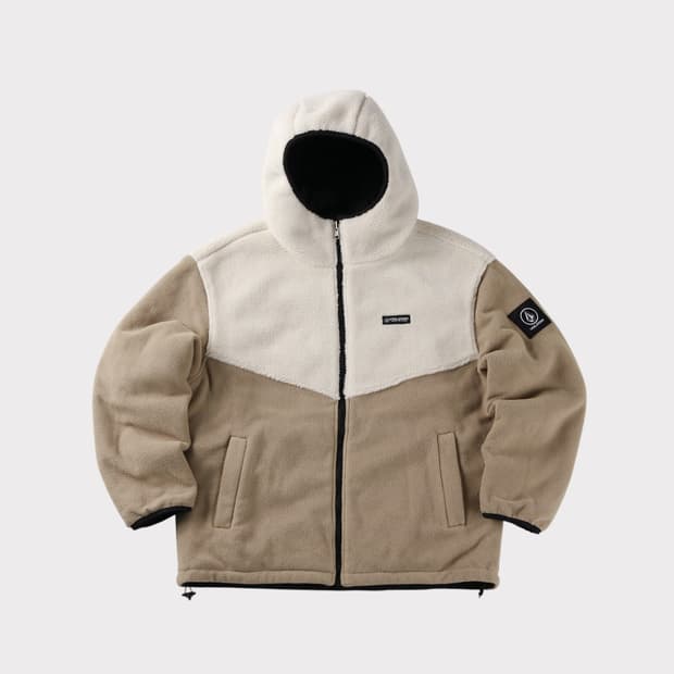 [S] 볼컴 후리스 리버시블 양면 점퍼