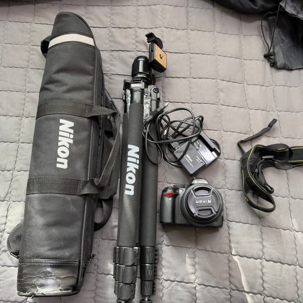 니콘 D3000 DSLR 카메라 풀세트 구성