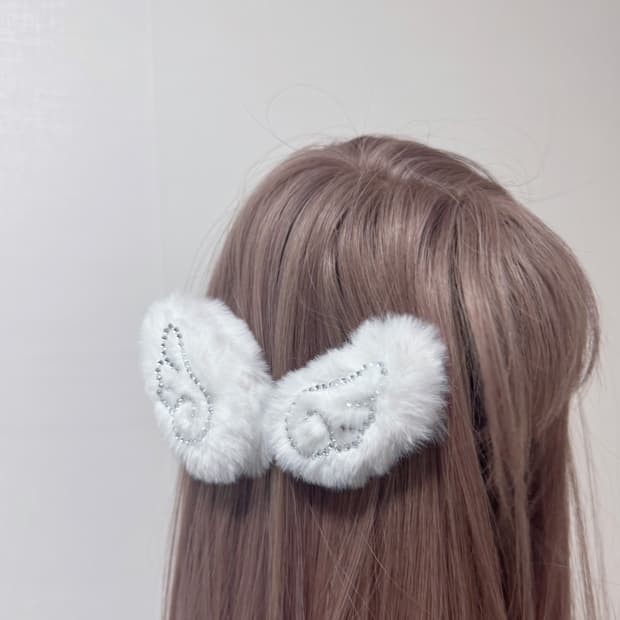 Handmade 미니 날개 머리핀