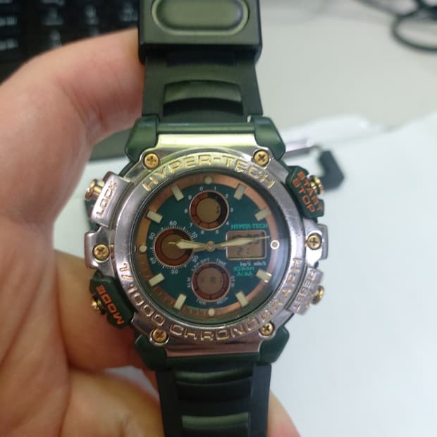 알바 하이퍼테크 크로노그래프 손목시계