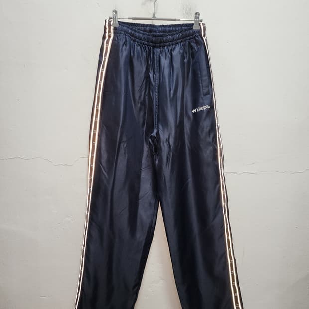 Kaepa 일본판 사이드라인 유광 리플렉티브 나일론팬츠