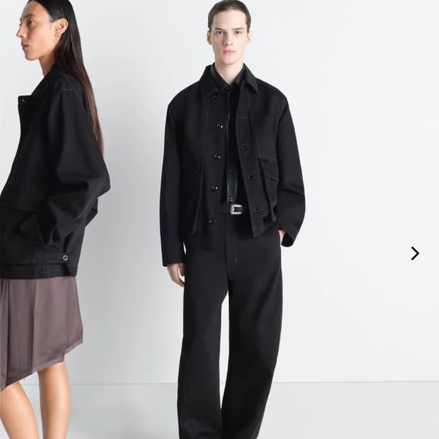 르메르 박시자켓 블랙 S사이즈 새상품 