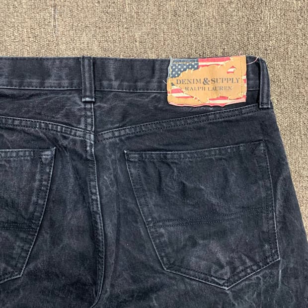 [34] 데님 앤 서플라이 랄프로렌 블랙 데님팬츠