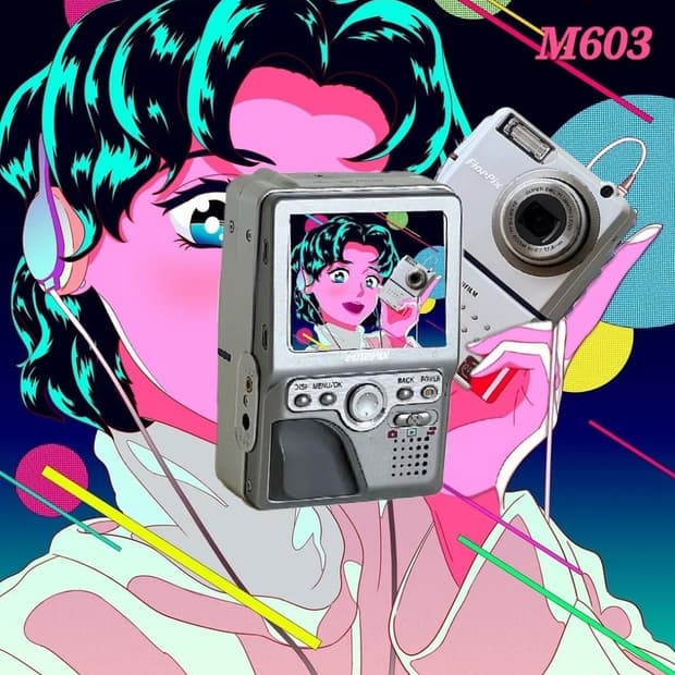 ☆민트급☆후지필름 파인픽스 M603 LCD후드포함 / 빈티지디카