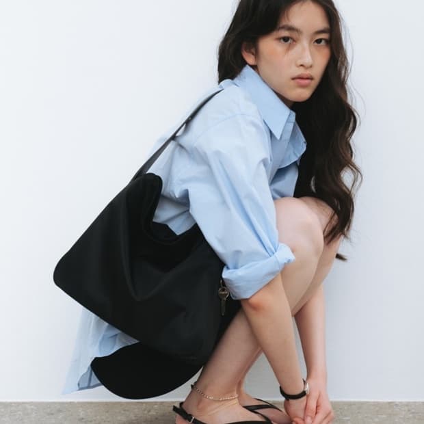 얼바닉 나일론 호보백 