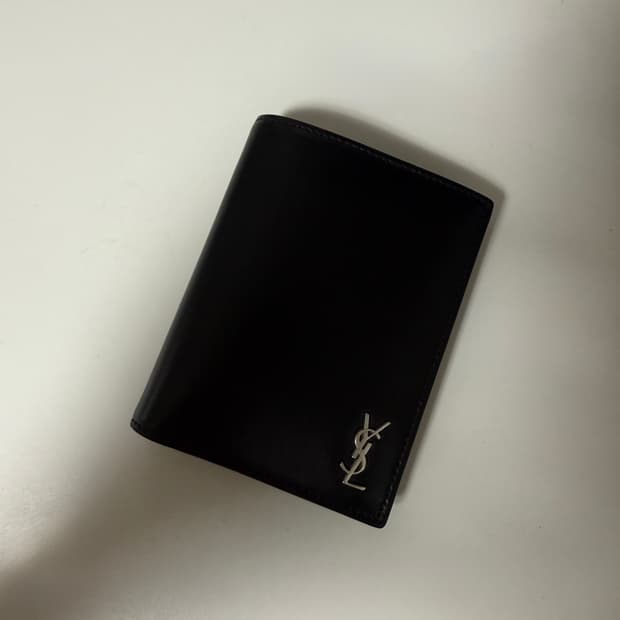 생로랑 카산드라 카드 지갑 블랙