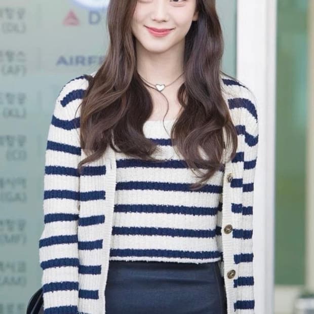 디올 마리네르 트윈 가디건 세트 38