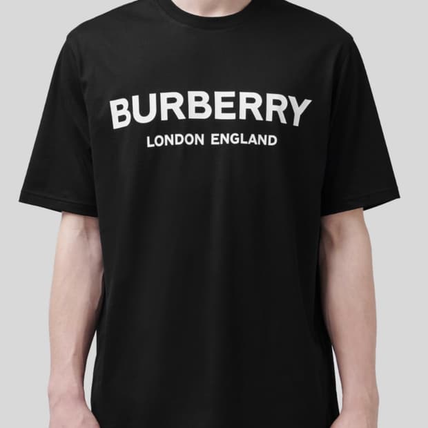 [L] 버버리 잉글랜드 로고 반팔 티셔츠 8026016