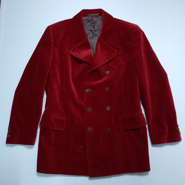 폴스미스 벨벳 더블브레스티드 자켓

