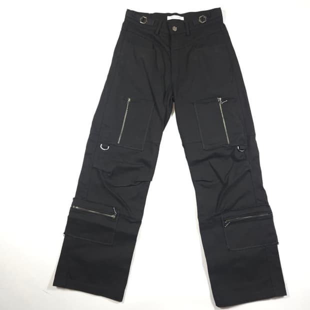 Setup Exe 지퍼 멀티 카고 팬츠