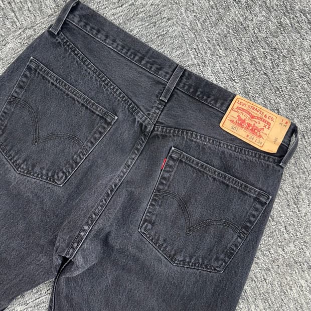 (허단44)00'S 리바이스 501 워싱블랙-M1106