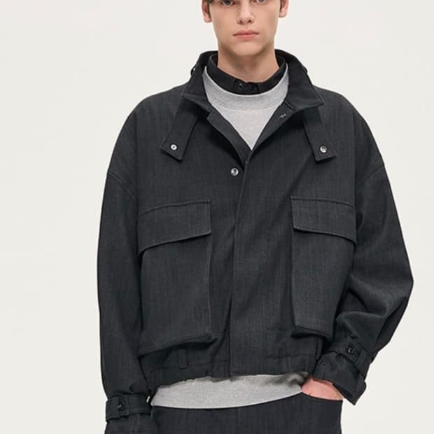 시스템 옴므 크롭 자켓