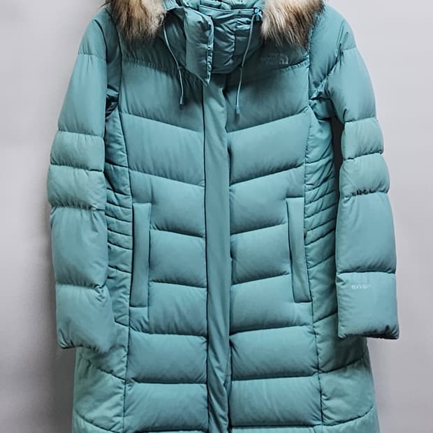 노스페이스 여성 구스롱패딩 S