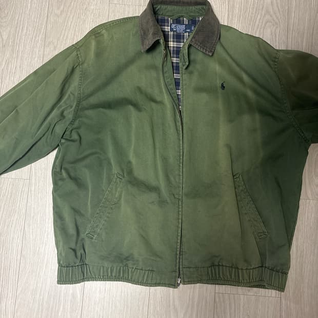 폴로 카키색 빈티지 자켓