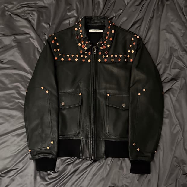 지방시 16fw 스터드 레더자켓