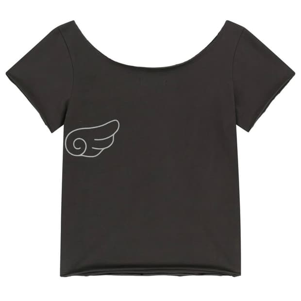 coyseio wing t-shirt charcoal