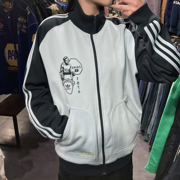[IM] Adidas 무하마드 알리 져지 트랙탑 소라