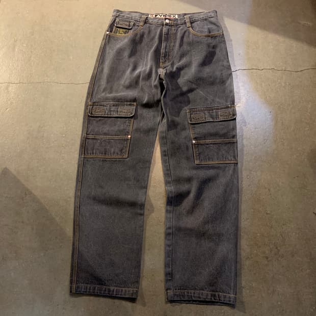아비렉스 90s 던가리 카펜터 데님 팬츠 36
