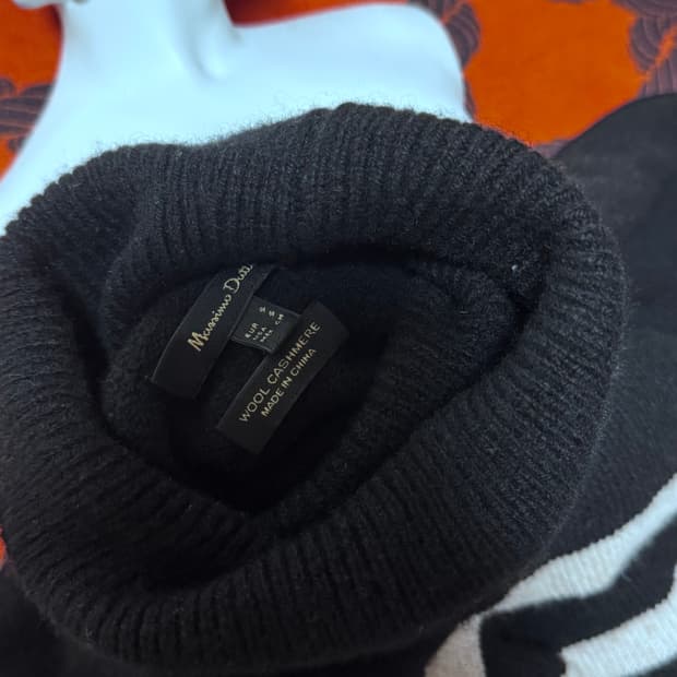 정품 마시모 두띠 캐시미어 블랜드 니트 원피스 S