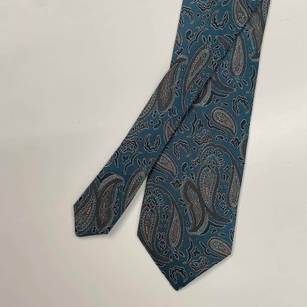 겐조(KENZO) 명품 정품 페이즐리 넥타이 8.2cm