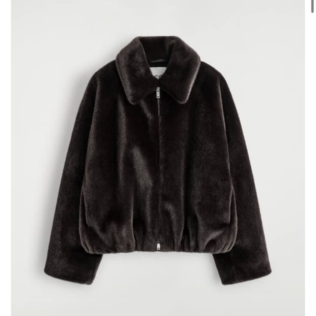 코스 페이크 퍼 재킷 38 (현재 품절) 