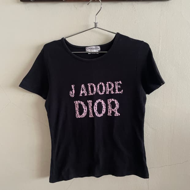 00’s 크리스챤 디올 오블리크 빈티지 반팔티