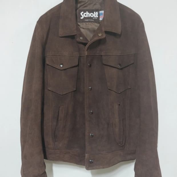 SCHOTT  스웨드 자켓