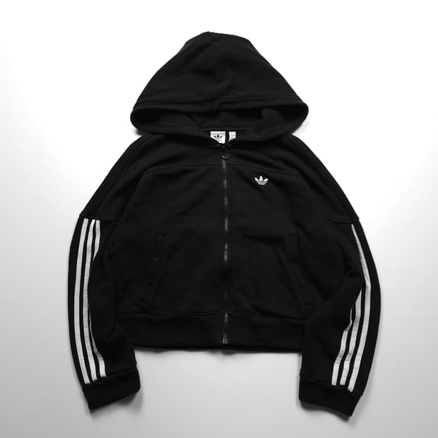 아디다스 트레포일 크롭 스웻 후드집업 (85)