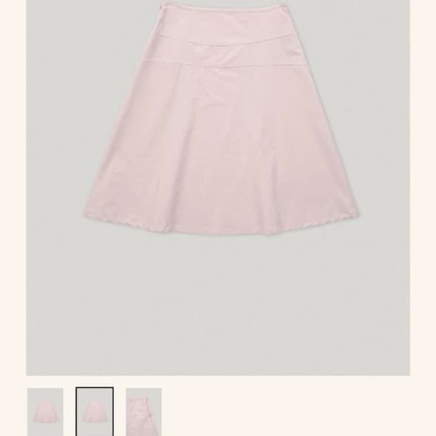 스무드무드 레버리 스커트 reverie skirt 핑크