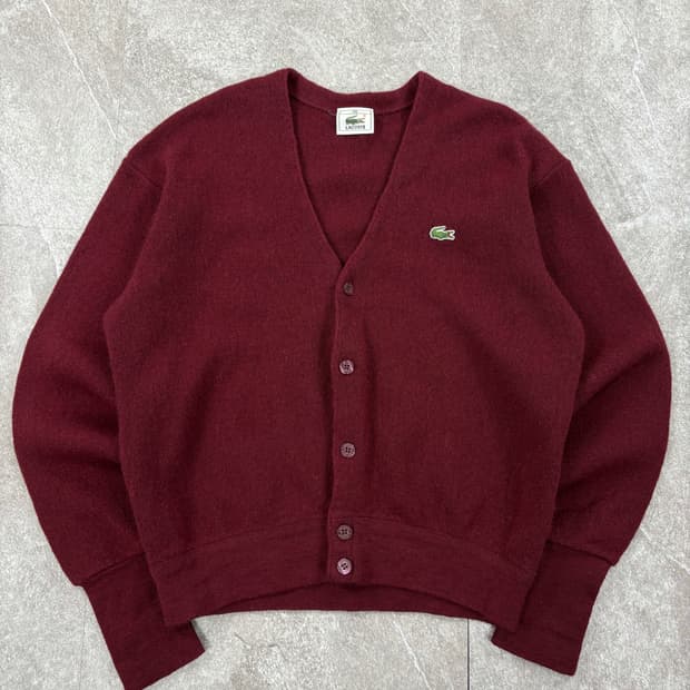 Lacoste 90's Cardigan   표기 𝑆𝑖𝑧𝑒 : 10