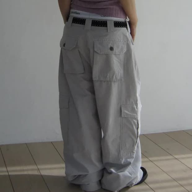 이즈이즈 [ee] All-Day cargo pants 회베이지 m