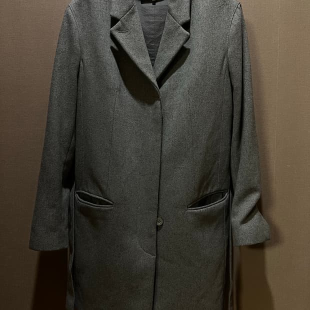 메종마르지엘라 MM6 그레이 쓰리버튼 코트 40