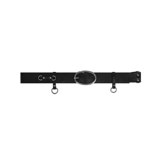 BOHEMSEO DETACHABLE STRAP BELT, BLACK 탈부