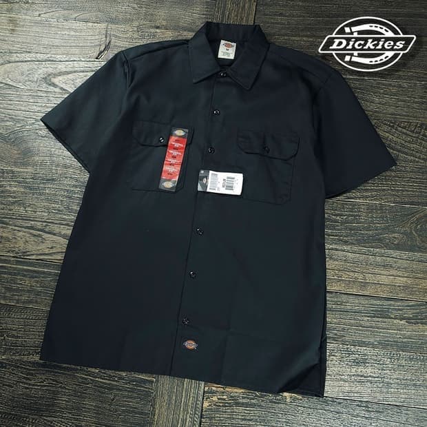 [DICKIES] (새상품)디키즈 오버핏 워크 셔츠 블랙 M22190