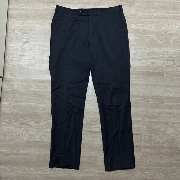 DKNY 도나카란 뉴욕 남성 코튼 슬랙스 바지 [블랙] 33