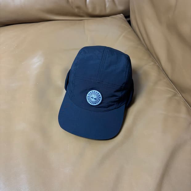 슈프림 팀버랜드 투인원 이어플랩 캠프캡 모자 블랙