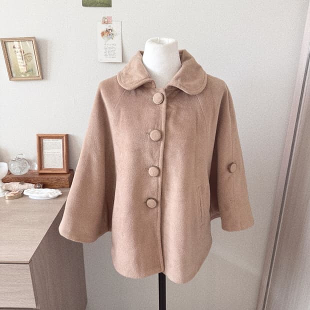 모리걸 케이프 코트.. 🤎