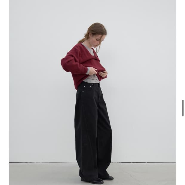 택o 새상품) 코어드 피치 배럴 진 블랙 무료배송