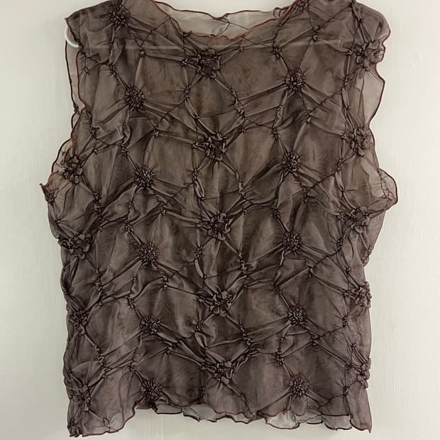 Flower Web sleeveless