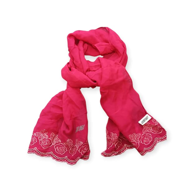 모리걸 Kyoko Higa 자수 실크스카프