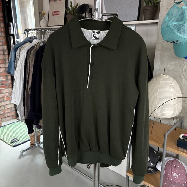 Gr10k 폴로 스웻셔츠