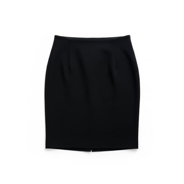 구찌 블랙 H라인 스커트 S