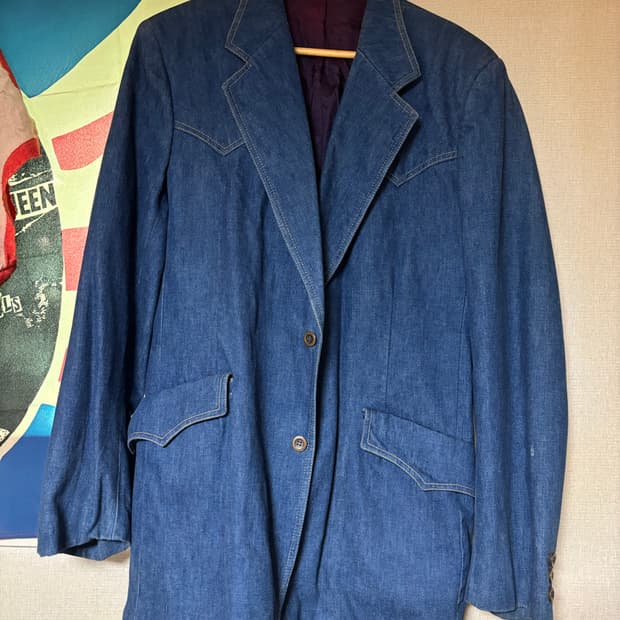 70s Lee 데님 블레이저