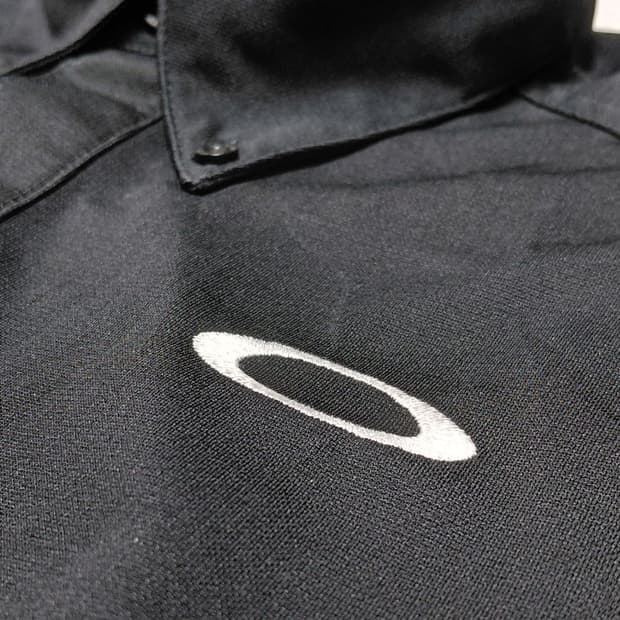 [L] Oakley 18SS 버튼다운 기능성 폴로 셔츠 (블랙)